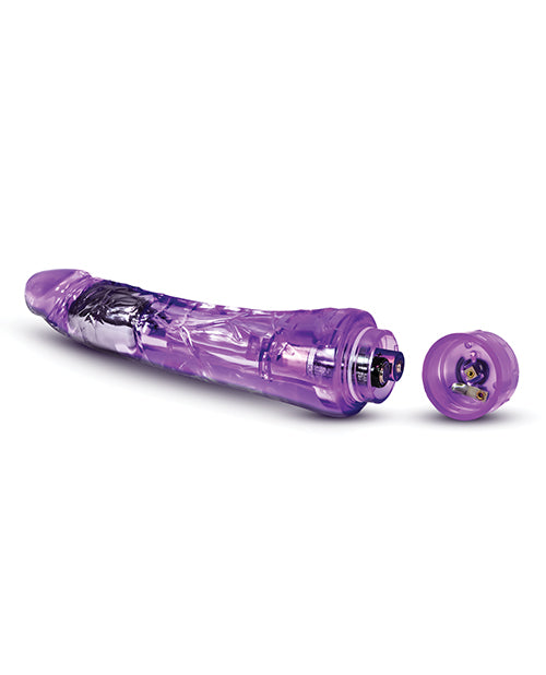 Naturally Yours Mambo Vibrating Dildo 9in - Purple