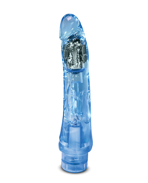 Naturally Yours Mambo Vibrating Dildo 9in - Blue