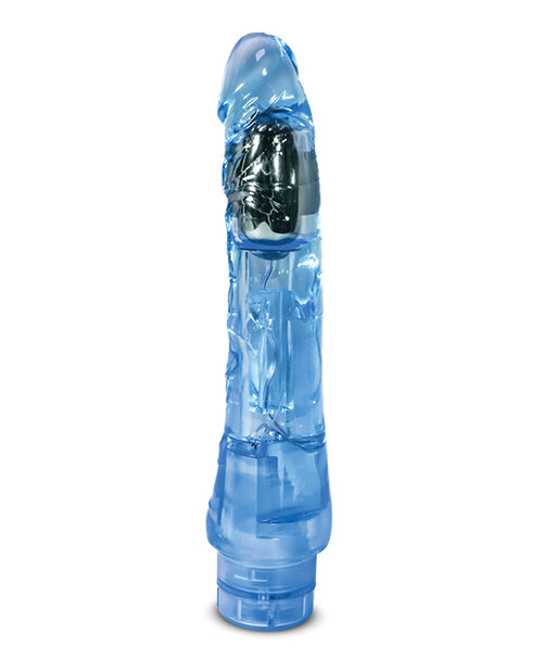 Naturally Yours Mambo Vibrating Dildo 9in - Blue