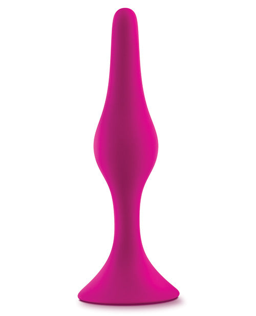 Luxe Beginner Plug Silicone Butt Plug Medium - Pink