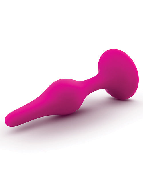 Luxe Beginner Plug Silicone Butt Plug Medium - Pink
