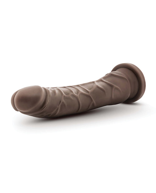 Dr. Skin Plus Gold Collection Posable Dildo with Suction Cup 9in - Chocolate
