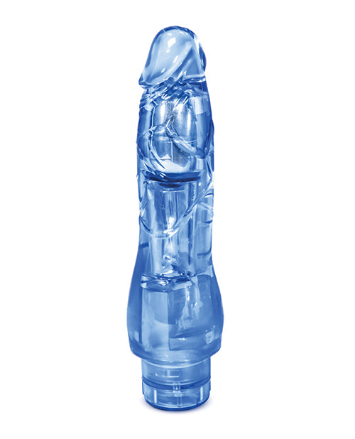 Naturally Yours Fantasy Vibrating Dildo 8.5in - Blue