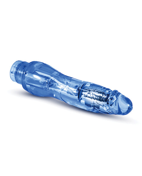 Naturally Yours Fantasy Vibrating Dildo 8.5in - Blue