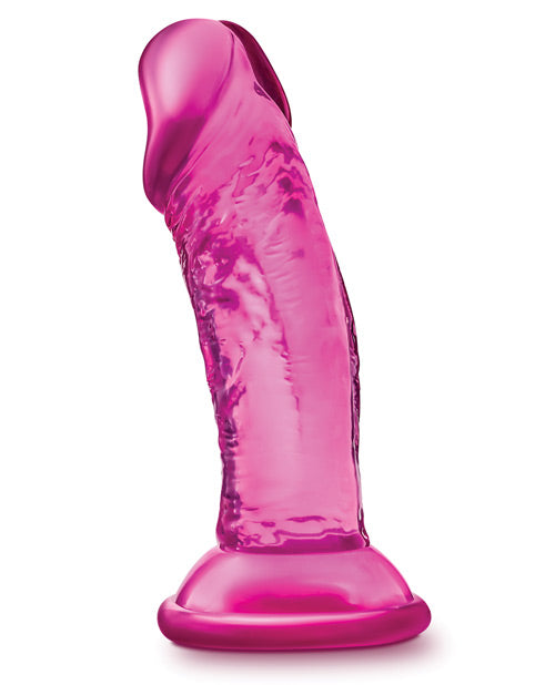 B Yours Sweet N` Small Dildo with Suction Cup 4.5in - Pink