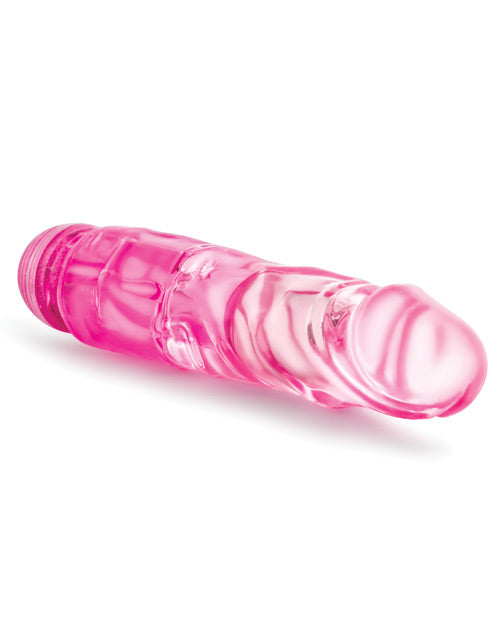 Naturally Yours The Little One Vibrating Dildo 6.7in - Pink