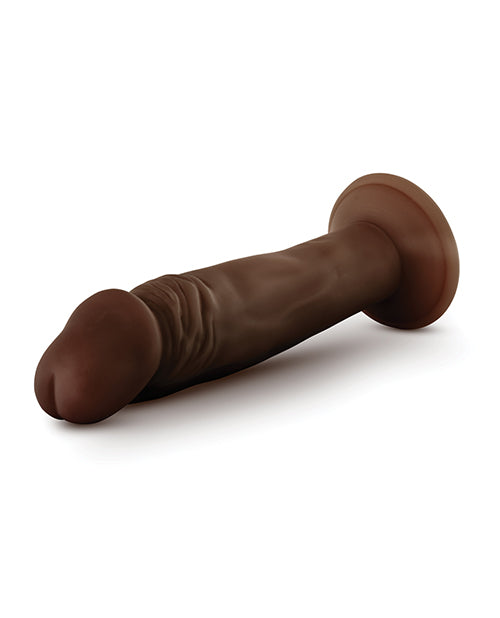 Dr. Skin Plus Gold Collection Posable Dildo 6in - Chocolate