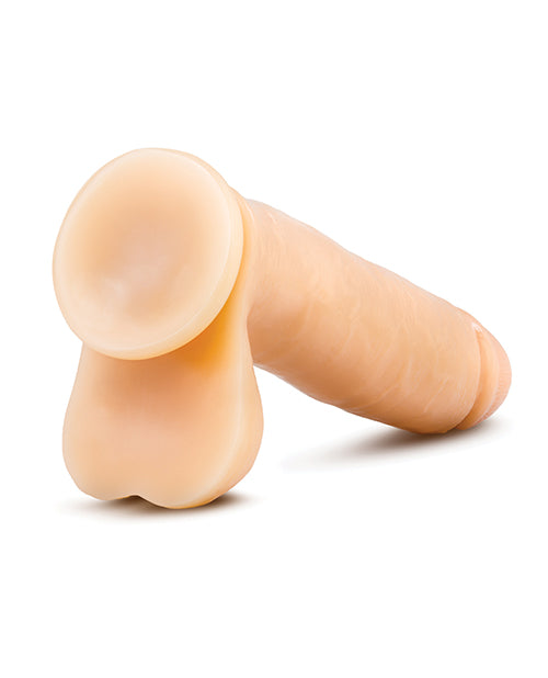 Hung Rider Butch Dildo with Balls 10.5in - Vanilla