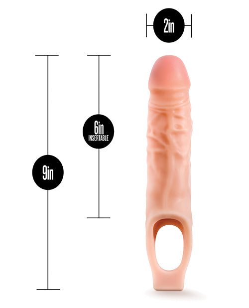 Performance Cock Sheath Penis Extender 9in - Vanilla