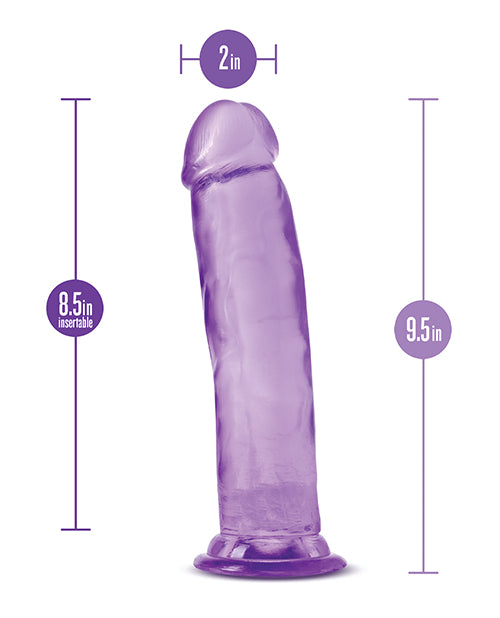 B Yours Plus Thrill n` Drill Realistic Dildo 9in - Purple