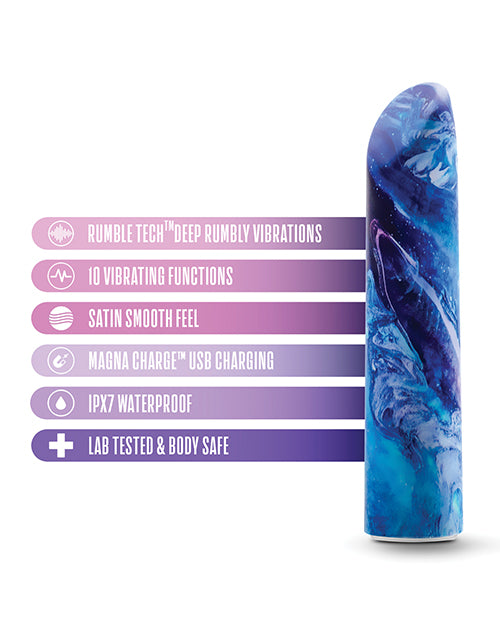 Limited Addiction Mesmerize Rechargeable Power Vibrator - Azure