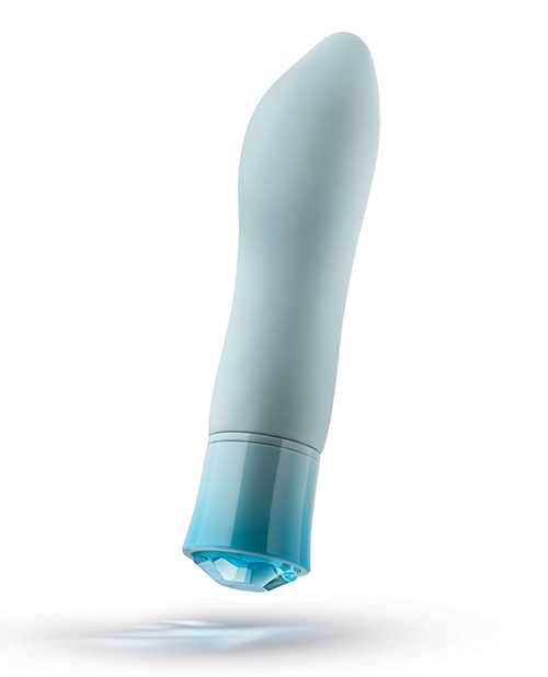 Oh My Gem Ardor Rechargeable Silicone Vibrator - Aquamarine