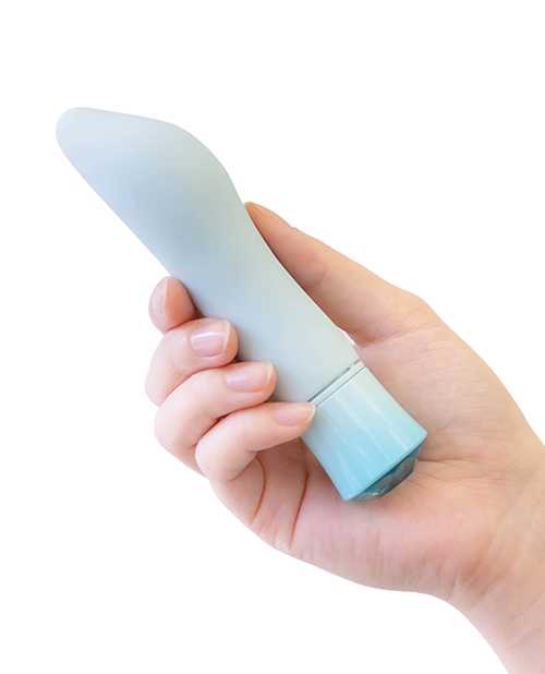 Oh My Gem Ardor Rechargeable Silicone Vibrator - Aquamarine