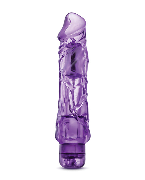 Naturally Yours Wild Ride Vibrating Dildo 9in - Purple