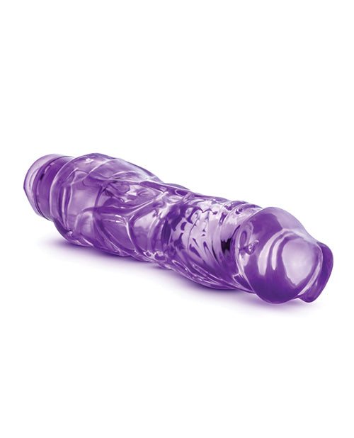 Naturally Yours Wild Ride Vibrating Dildo 9in - Purple