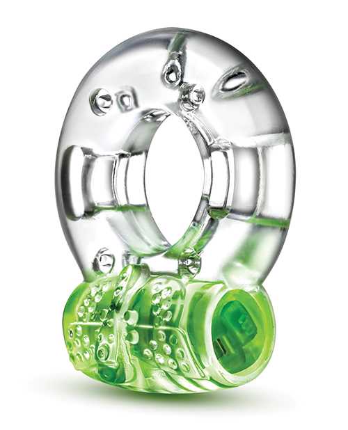 Play with Me Arouser Vibrating Cock Ring - Green