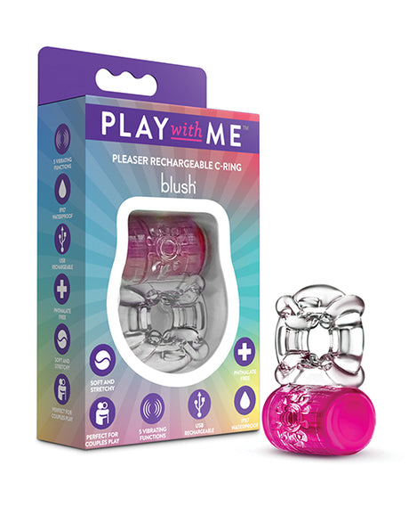 Play With Me - Pleaser Rechargeable C-Ring - Pink
