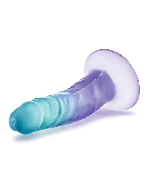 B Yours Morning Dew Dildo 5in Indigo - Blue/Aqua