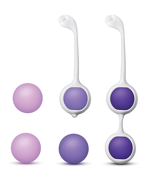Wellness Kegel Silicone Training Kit - Purple