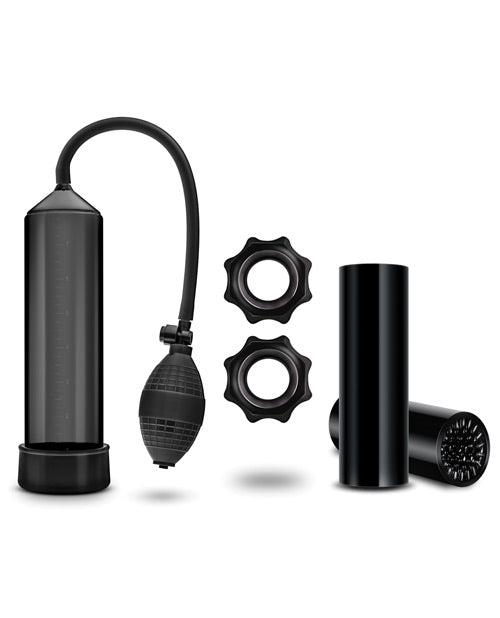 Quickie Kit Thick Cock Penis Pump - Black