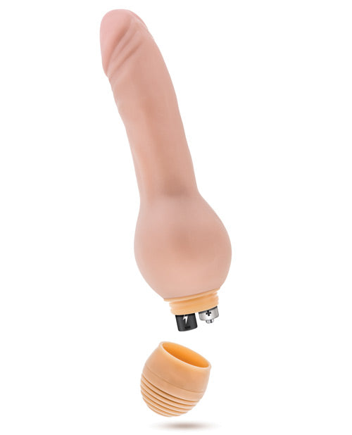 X5 Mr. Right Now Vibrating Dildo 6.5in - Vanilla