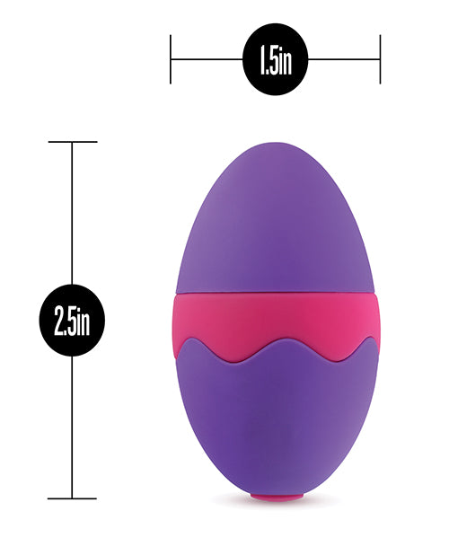 Aria Flutter Tongue Rechargeable Silicone Vibrator - Purple