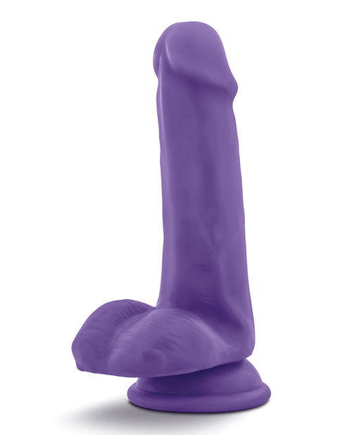 Au Naturel Bold Delight Dildo with Suction Cup 6in - Purple