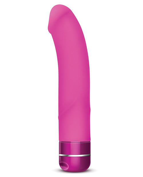 Luxe Beau Vibrating Silicone Dildo 8.5in - Pink