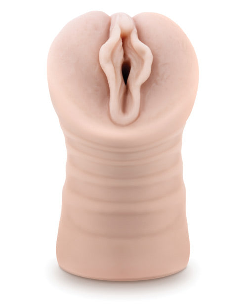 M for Men Ashley Vibrating Masturbator with Bullet - Pussy - Vanilla