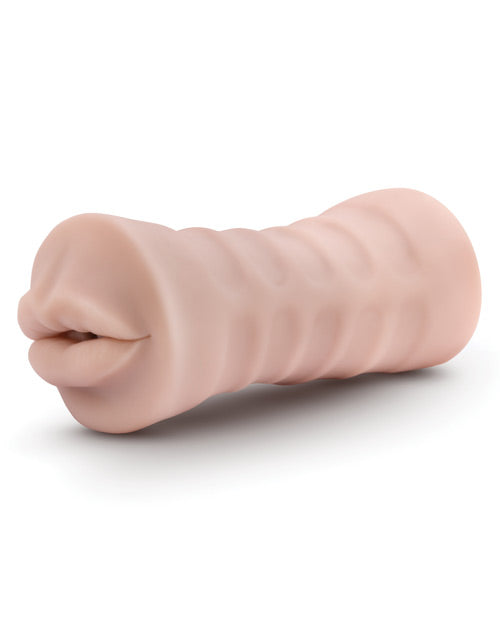 M for Men Skye Masturbator with Bullet - Mouth - Vanilla