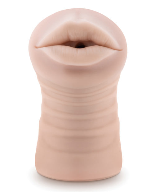 M for Men Skye Masturbator with Bullet - Mouth - Vanilla