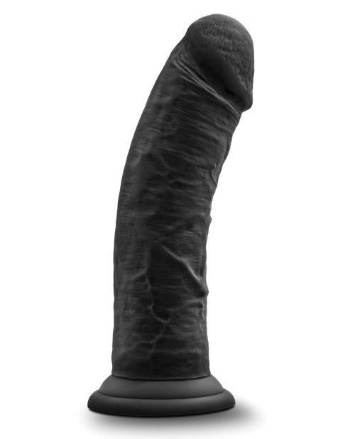Ruse Jammy Silicone Dildo 8in - Black
