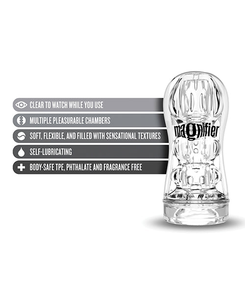 M for Men Soft and Wet Magnifier Stroker - Clear
