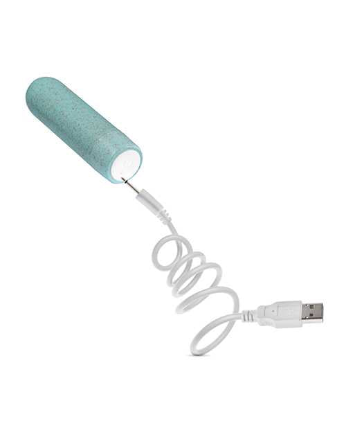 Gaia Eco Rechargeable Bullet Vibrator - Aqua