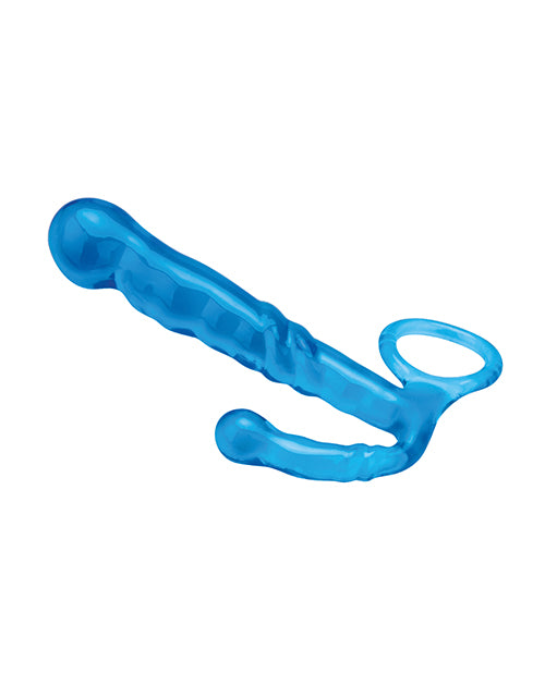 Blue Line Beginners Prostate Massager 4.5in - Blue