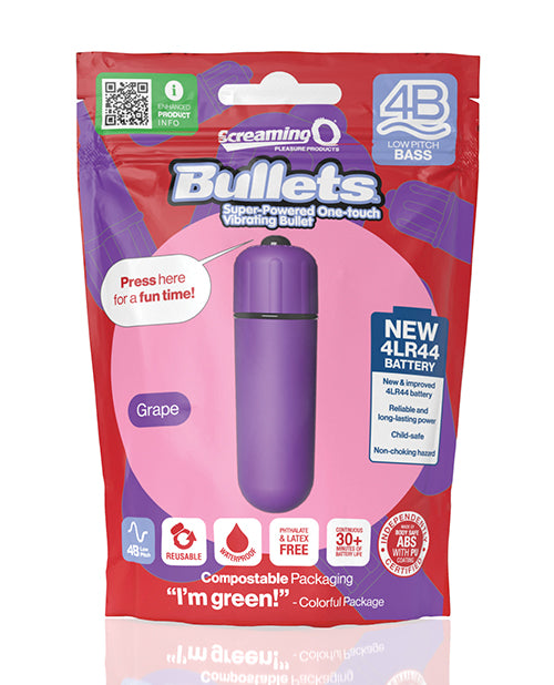 Screaming O 4B Bullet Vibrator - Grape