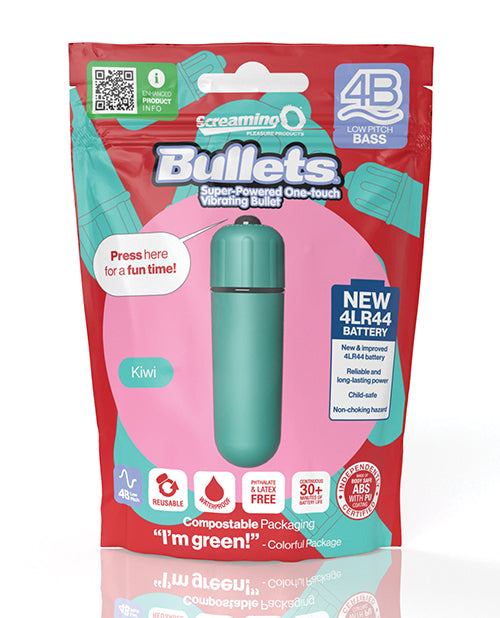 Screaming O 4B Bullet Vibrator - Kiwi