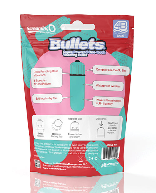 Screaming O 4B Bullet Vibrator - Kiwi