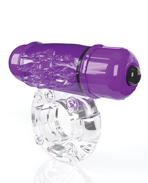 Screaming O 4B O Wow Vibrating Ring - Grape