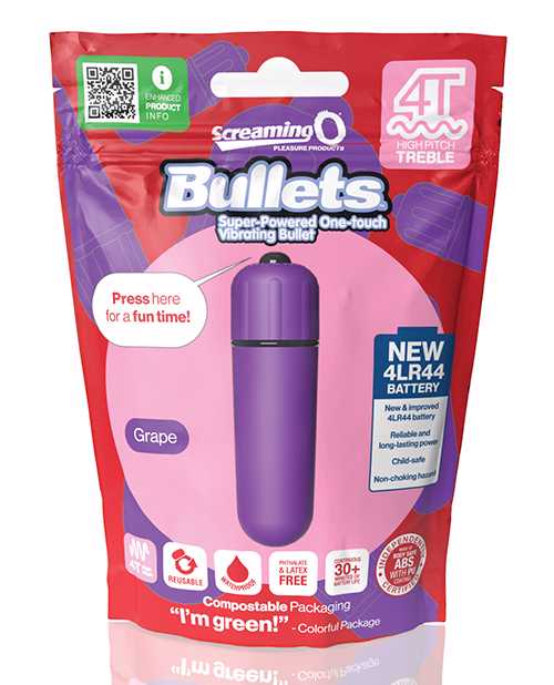 Screaming O 4T Bullet Vibrator - Grape