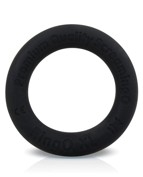 RingO Ritz XL Individual Ring Silicone - Black