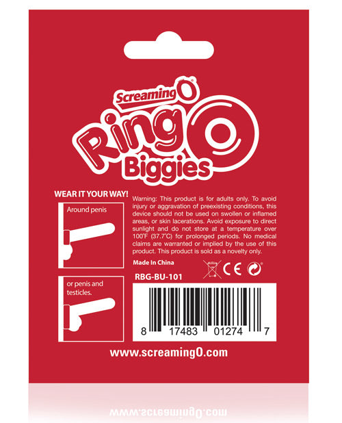 RingO Biggies Cock Ring Waterproof - Blue