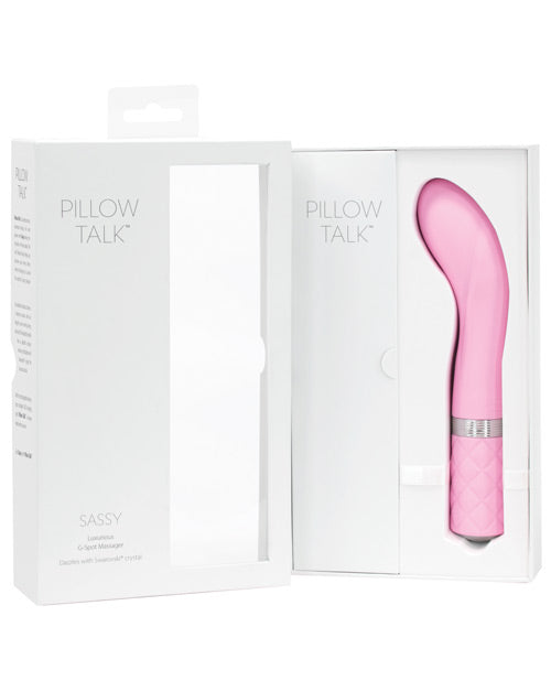 Pillow Talk Sassy Silicone Rechargeable G-Spot Vibrator - Pink