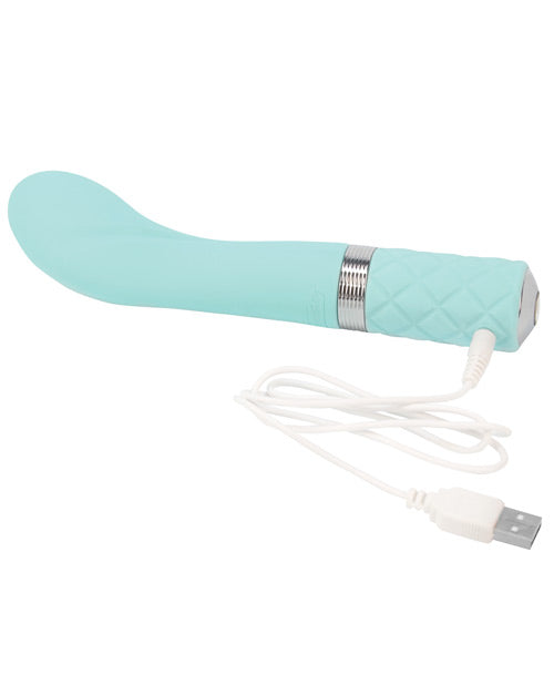 Pillow Talk Sassy Silicone Rechargeable G-Spot Vibrator - Teal