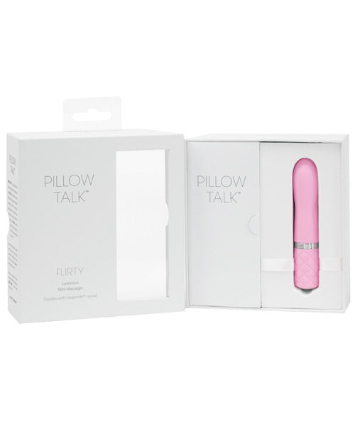Pillow Talk Flirty Rechargeable Silicone Bullet - Pink