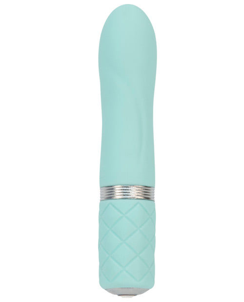 Pillow Talk Flirty Rechargeable Silicone Bullet - Teal
