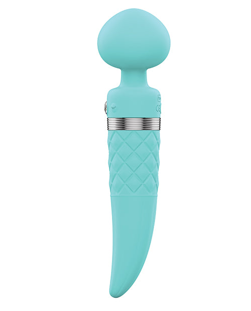 Pillow Talk Sultry Warming Wand Massager - Teal