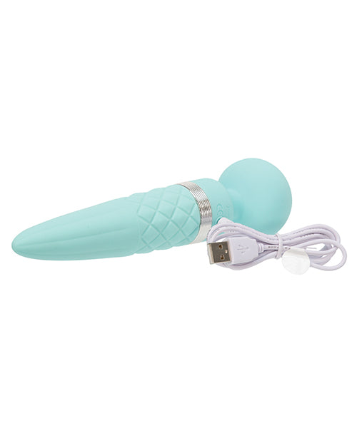 Pillow Talk Sultry Warming Wand Massager - Teal