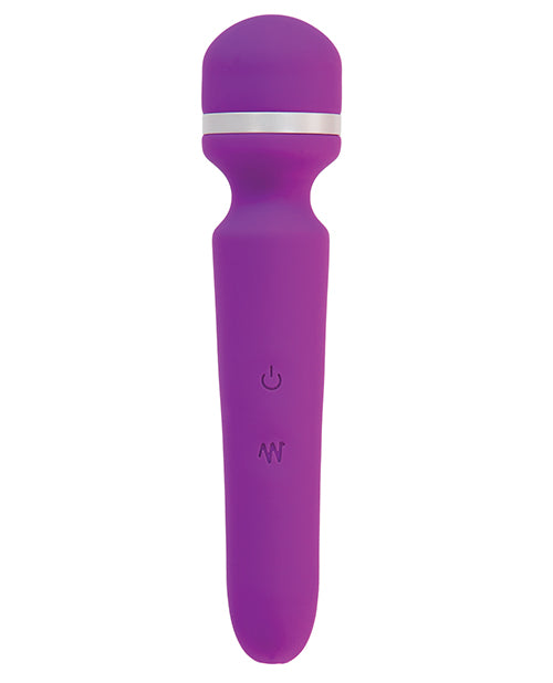 Wonderlust Destiny Silicone Rechargeable Wand Massager - Purple