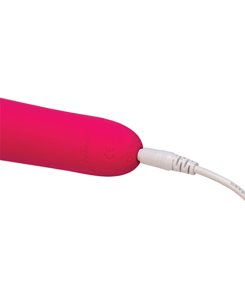 Wonderlust Destiny Silicone Rechargeable Wand Massager - Pink